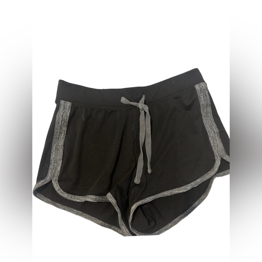 Kids Justice workout shorts black and gray